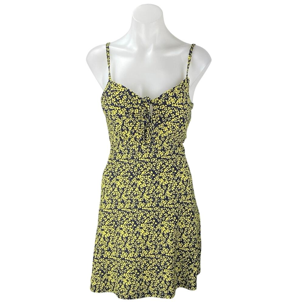 NEW Wednesday's Girl Multicolor Sleeveless Floral Cami Camisole Mini Dress Sz S
